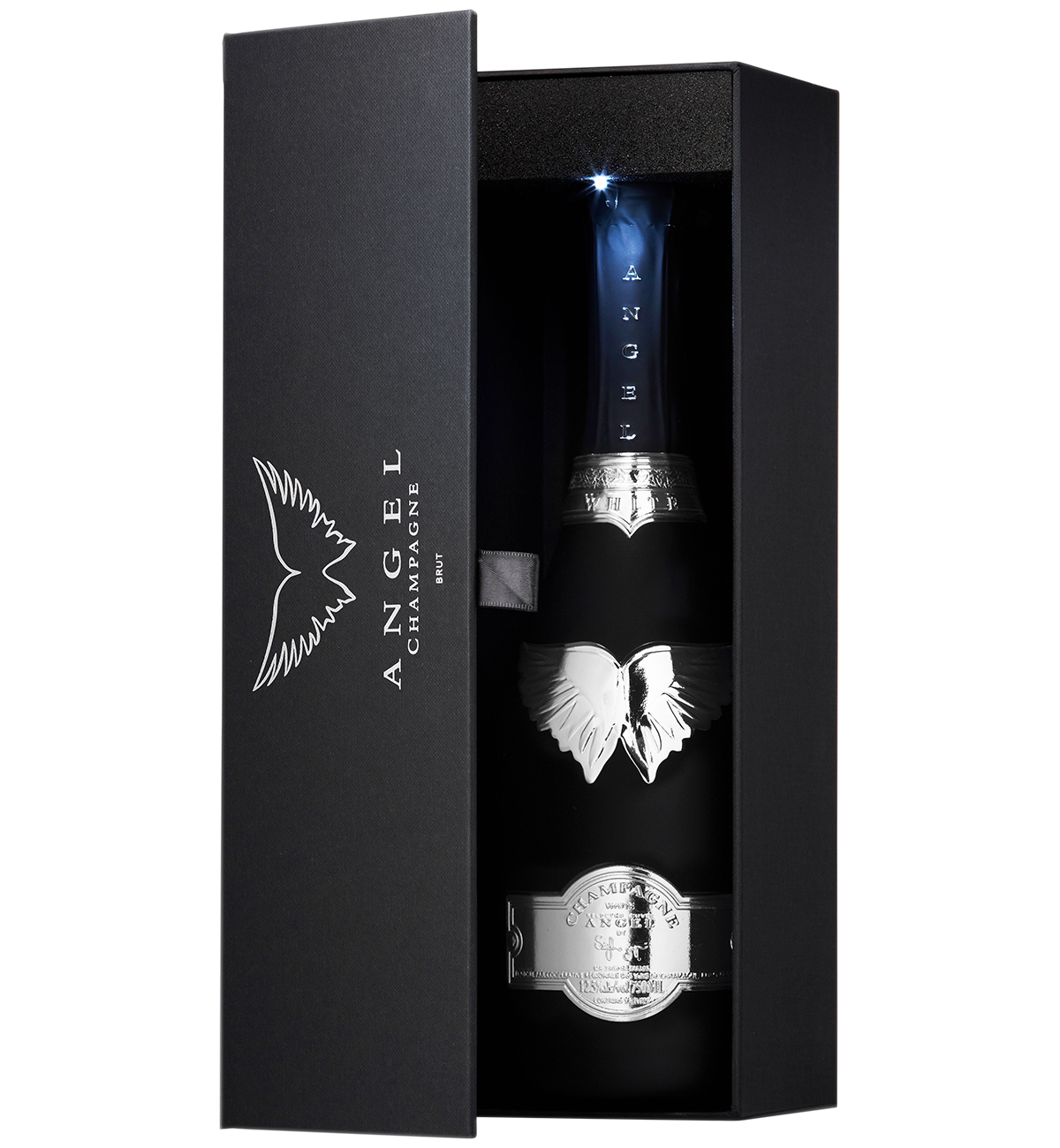Angel Champagne Black Collection Brut NV Gaveæske