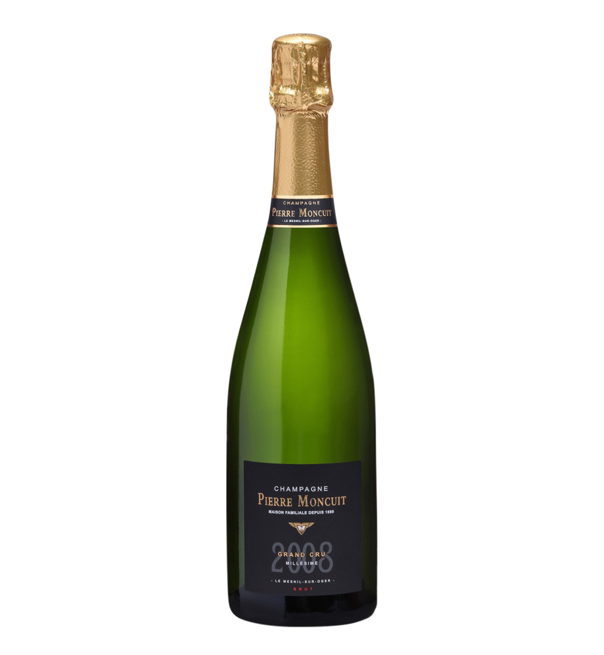 Champagne Pierre Moncuit Blanc de Blancs Millésime Extra Brut Champagne Grand Cru Le Mesnil-sur-Oger 2008