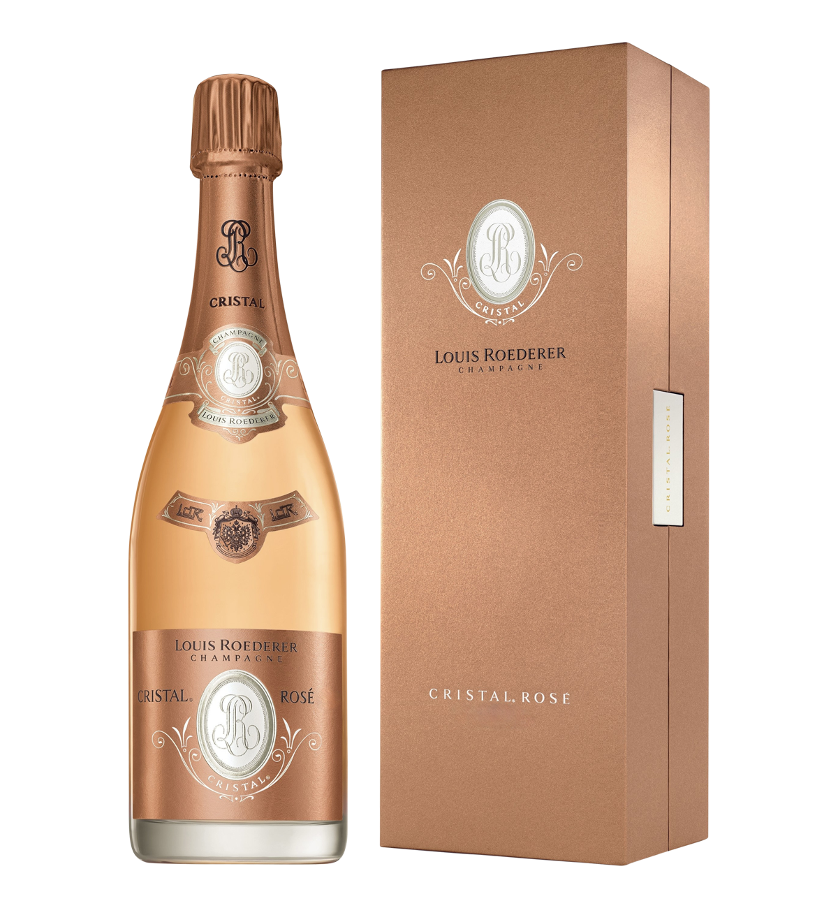 Louis Roederer Cristal Rosé 2005 Late Release i gaveæske