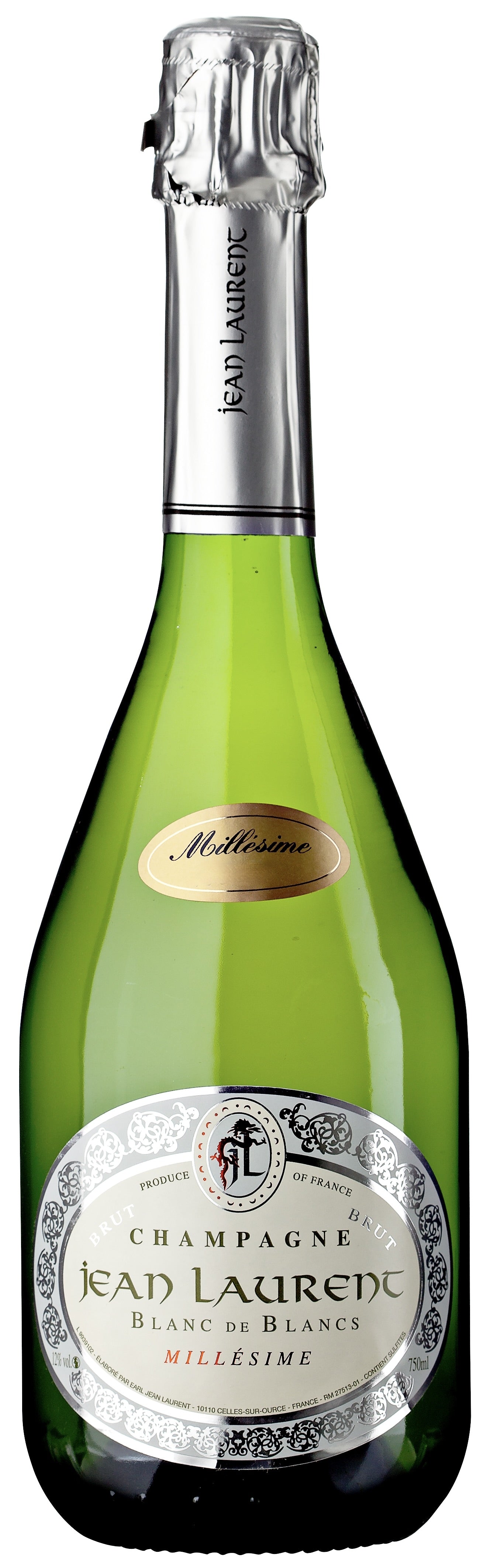 Jean Laurent Blanc de Blancs Millésime Brut Champagne 1999 Magnum