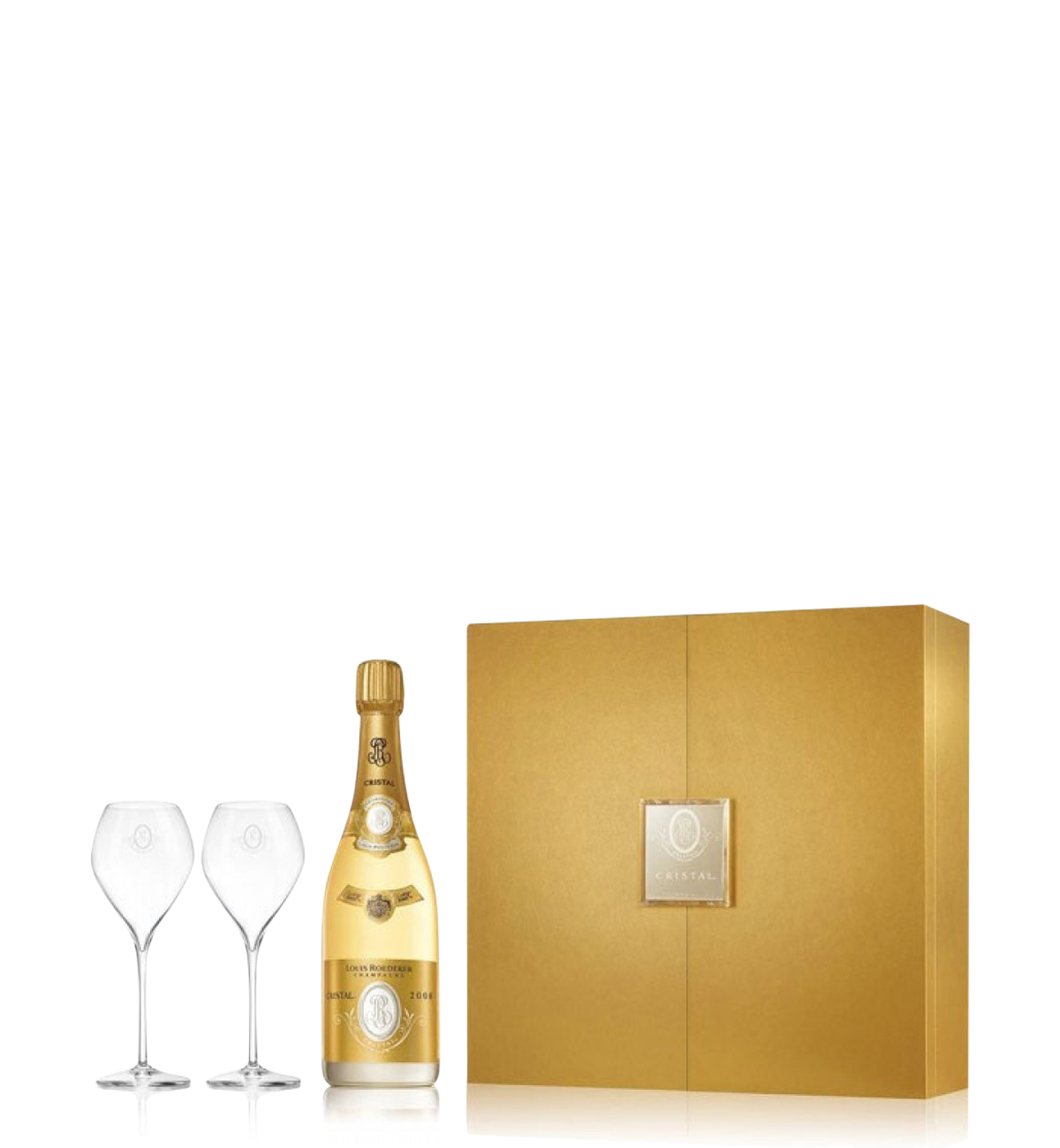 Louis Roederer Cristal 2012 med 2 glas