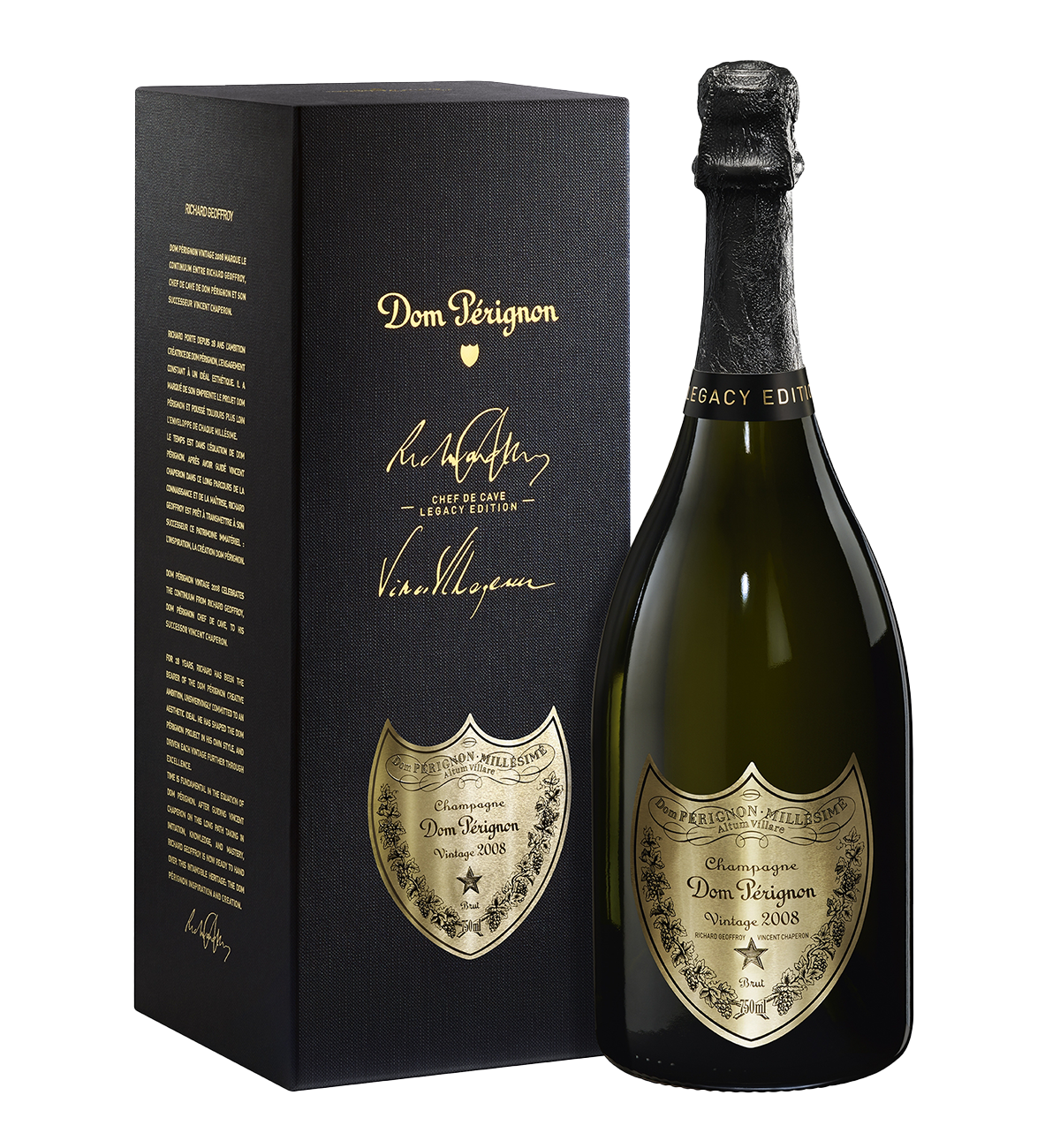 Dom Perignon Legacy Chef de Cave Edition 2008 - gaveæske