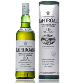 Laphroaig 10 års Islay Single Malt Whisky 40%